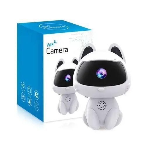 Vue 2 de Caméra Surveillance WiFi Intérieure 220Volts